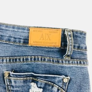 Armani Exchange Jeans - A/X Armani Exchange Distressed Slim Skinny Jeans Armani Exchange Jeans - A/X Armani Exchange Distressed Slim Skinny Jeans